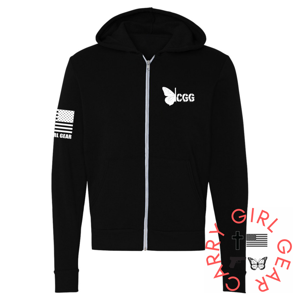 HOLY SPIRIT Soft Zippered Hoodie Carry Girl Gear