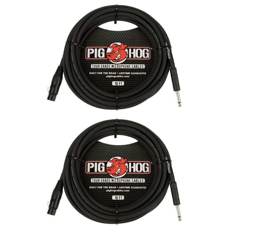 Hi-Z Mic Cable 10FT Pig Hog PHM10Z