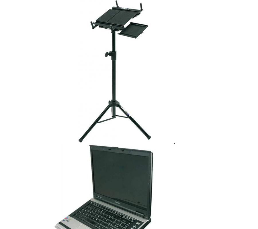 Tripod Adjustable Laptop Stand Accessory Quik Lok