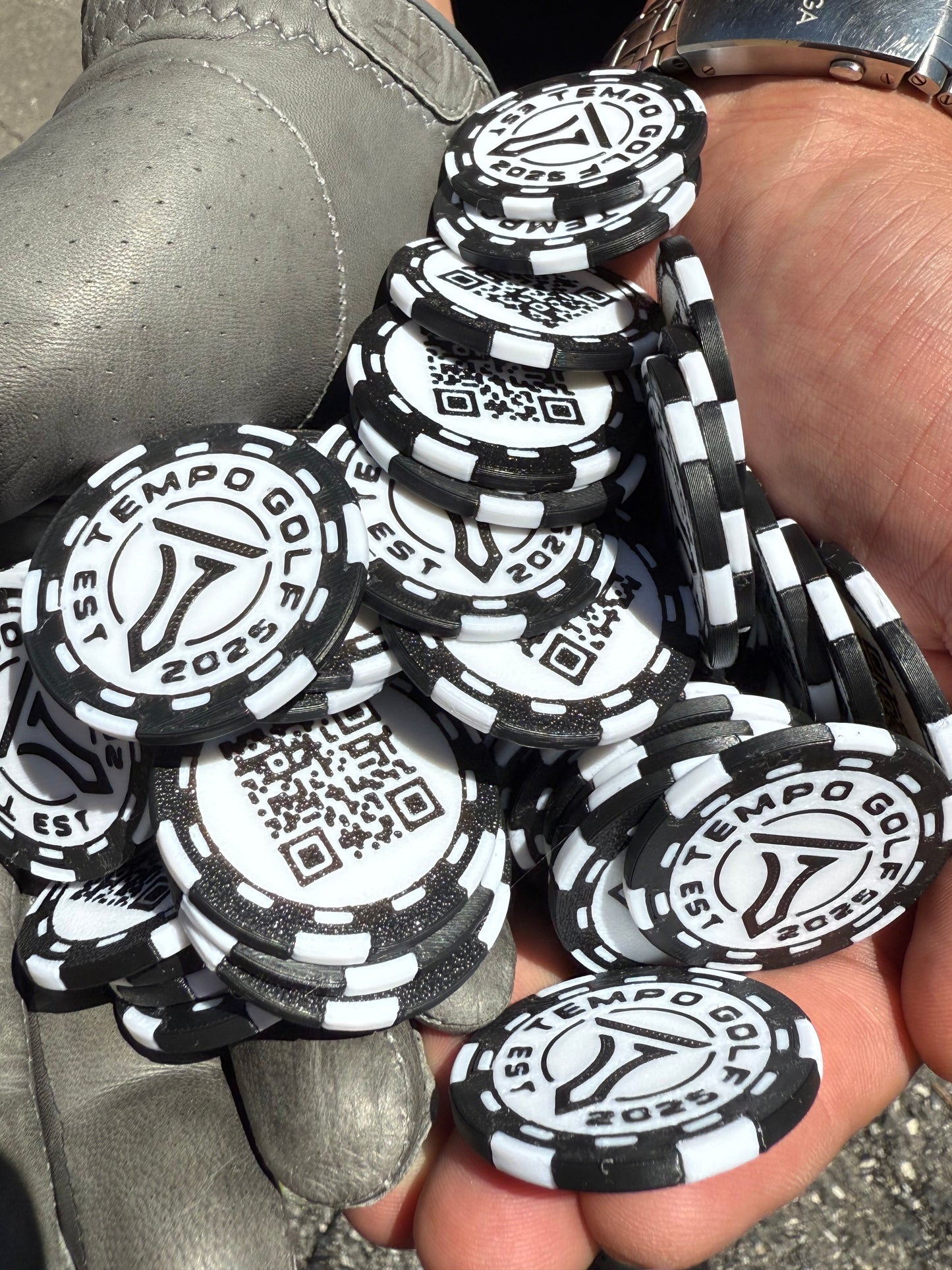 Tempo Golf Durable Poker Chips Golf Game Accessories Tempo Golf