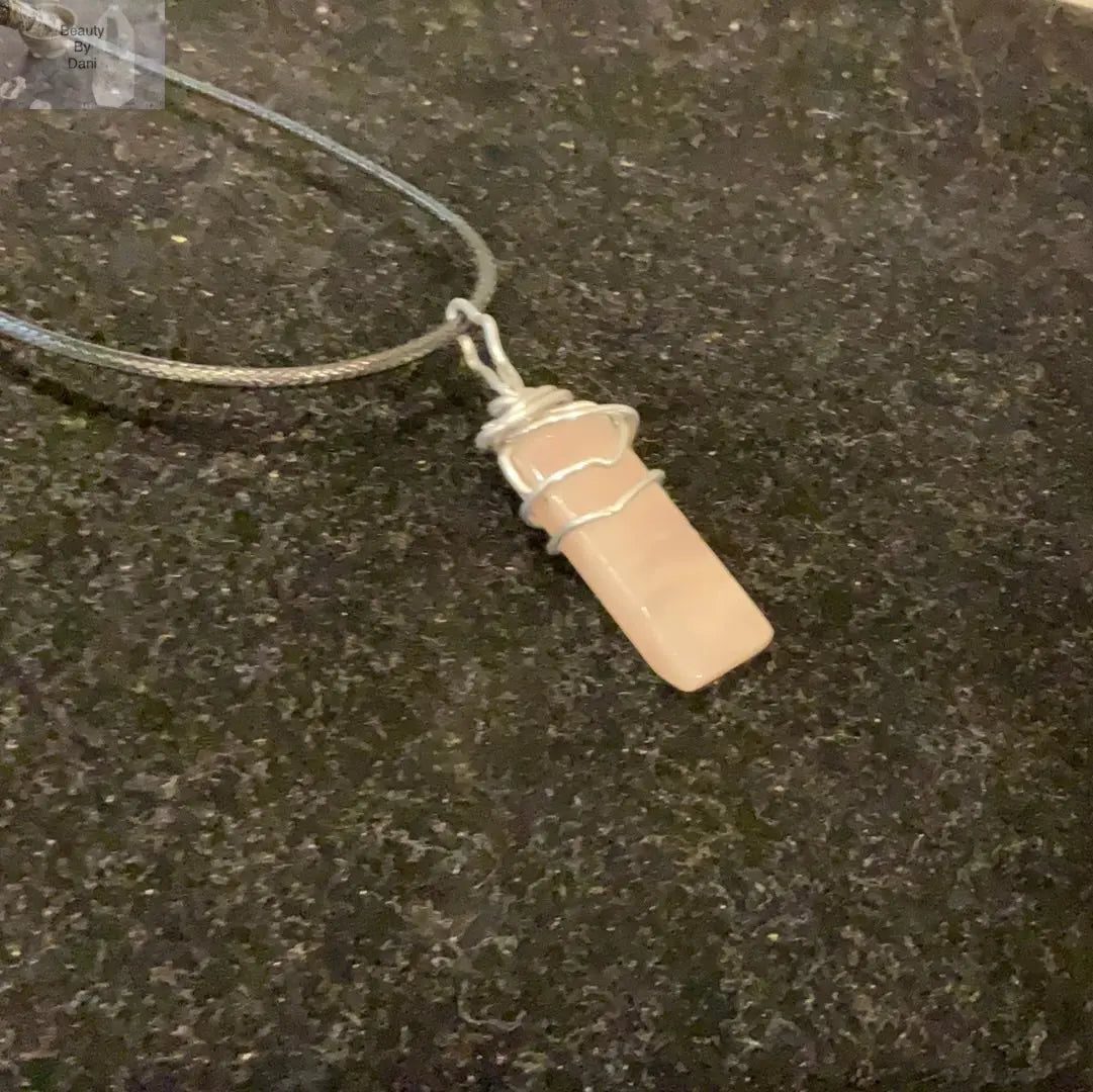 Healing Rose Quartz Unconditional Love Necklace