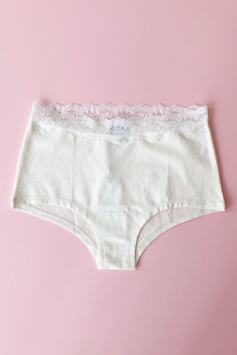 Highwaisted Lace Edge Panty Salua