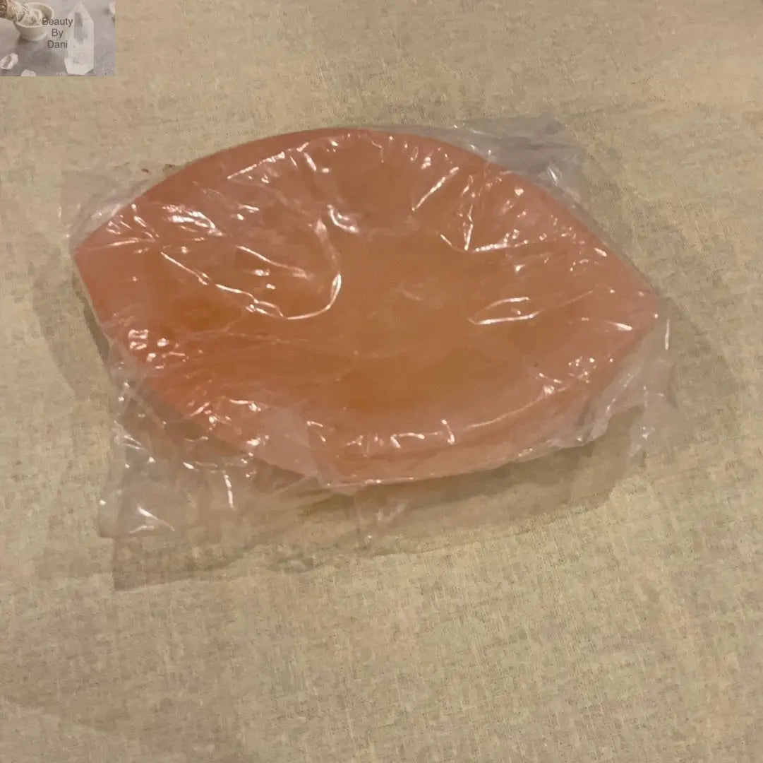 Peach Selenite Elegant Energy Cleansing Bowl