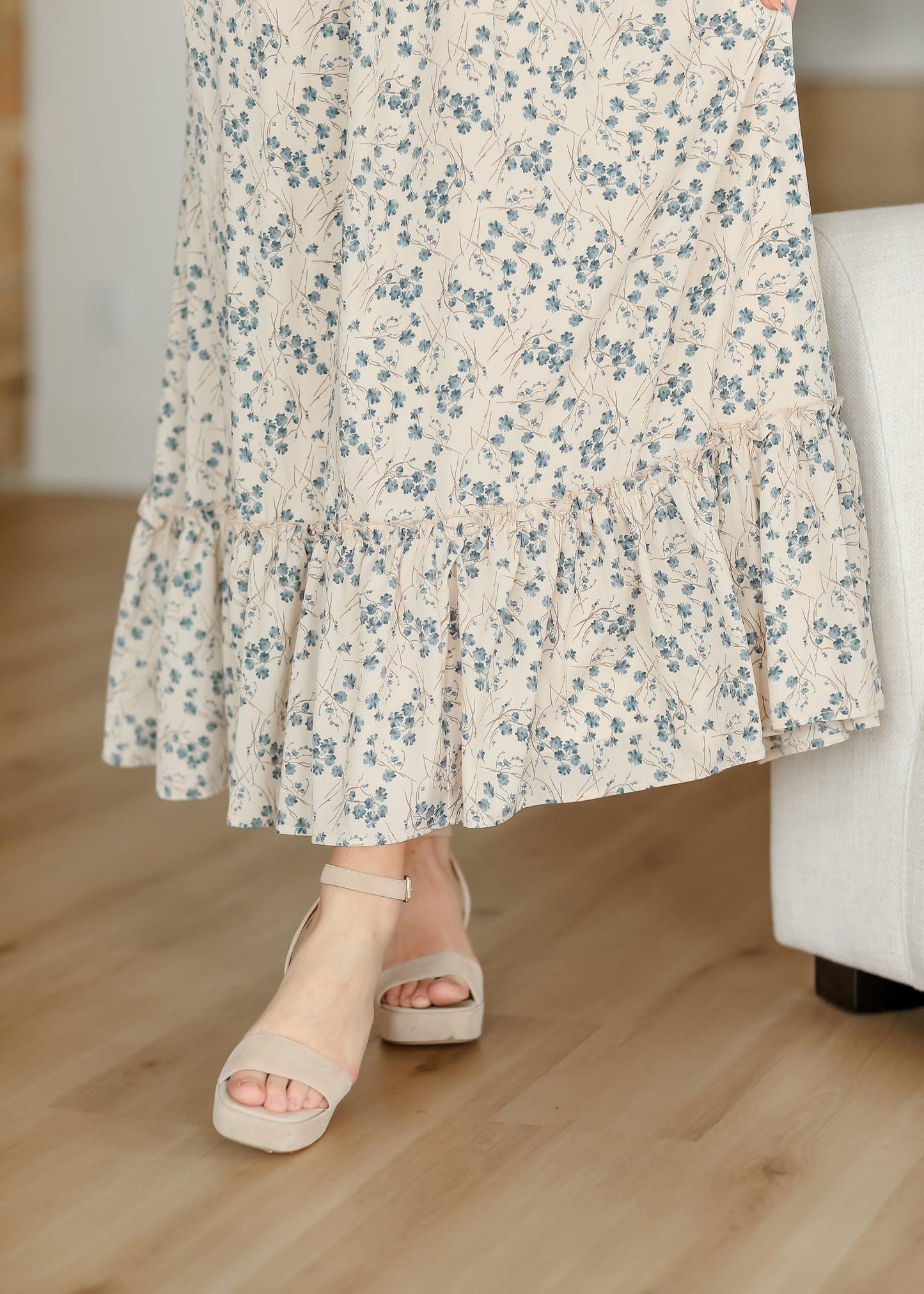 Floral V-Neck Maxi Dress Isabella