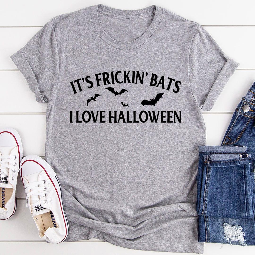 It's Frickin' Bats Halloween Tee 100% Cotton Tee Peachy Sunday