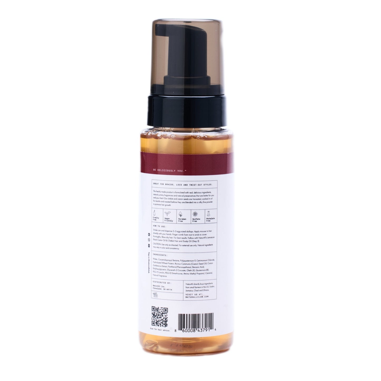 Jamaican Black Castor Oil Lightweight Definition Mousse NaturAll
