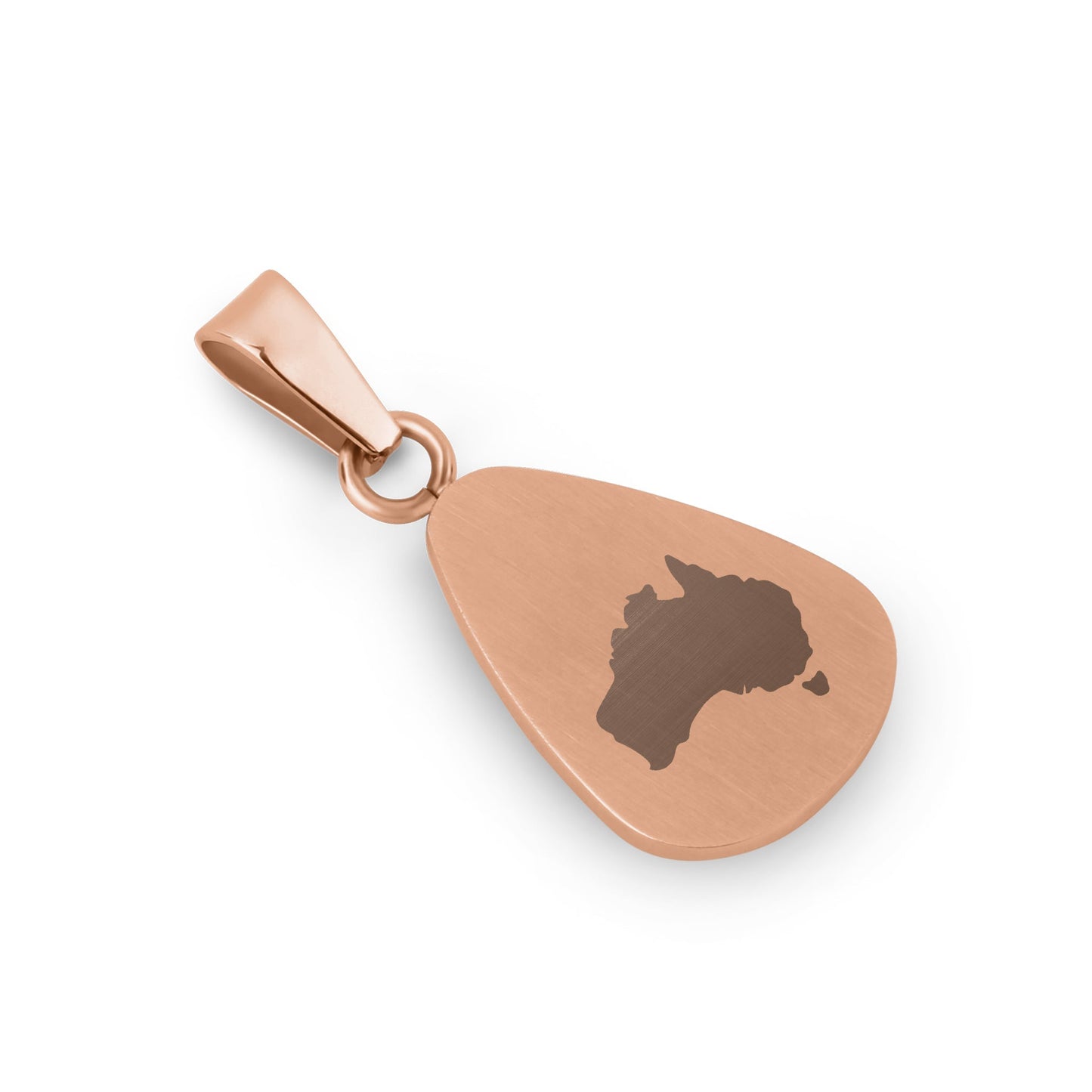 Jarrah Drop Necklace - Rose Gold