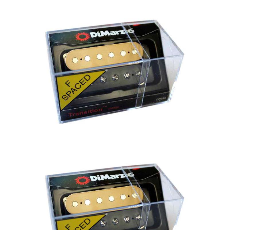 DiMarzio F-spaced Transition Bridge Humbuckers Pickup Black/Cream