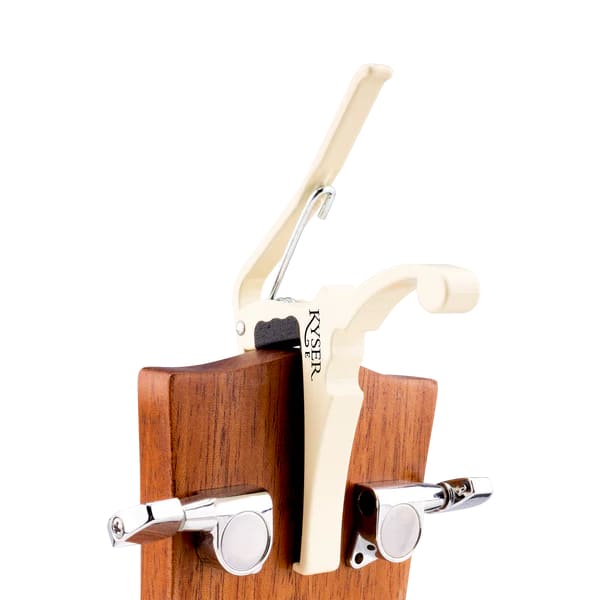Kyser Quick-Change Spring-Loaded Guitar Capo Olympic White Fender
