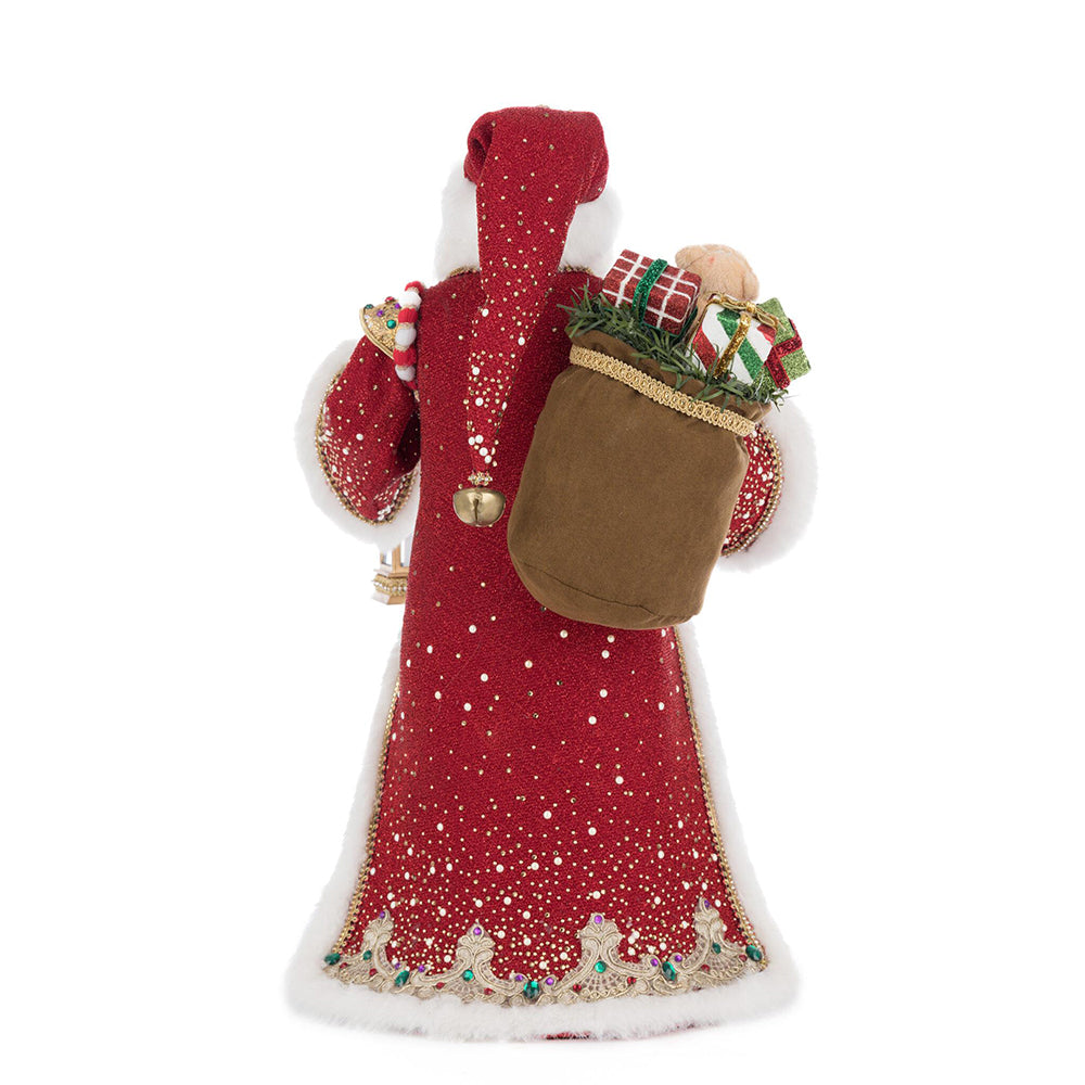 King Christopher Claus with Lantern Tabletop by Katherine's Collection