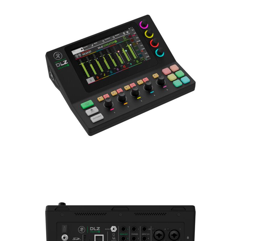 Compact 6-channel Digital Mixer Mackie DLZ Creator XS