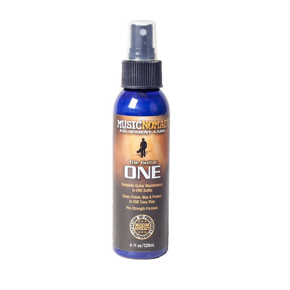 Music Nomad MN103, The Guitar One Detailer- All in One Cleaner, Polish, Wax 4 oz - New