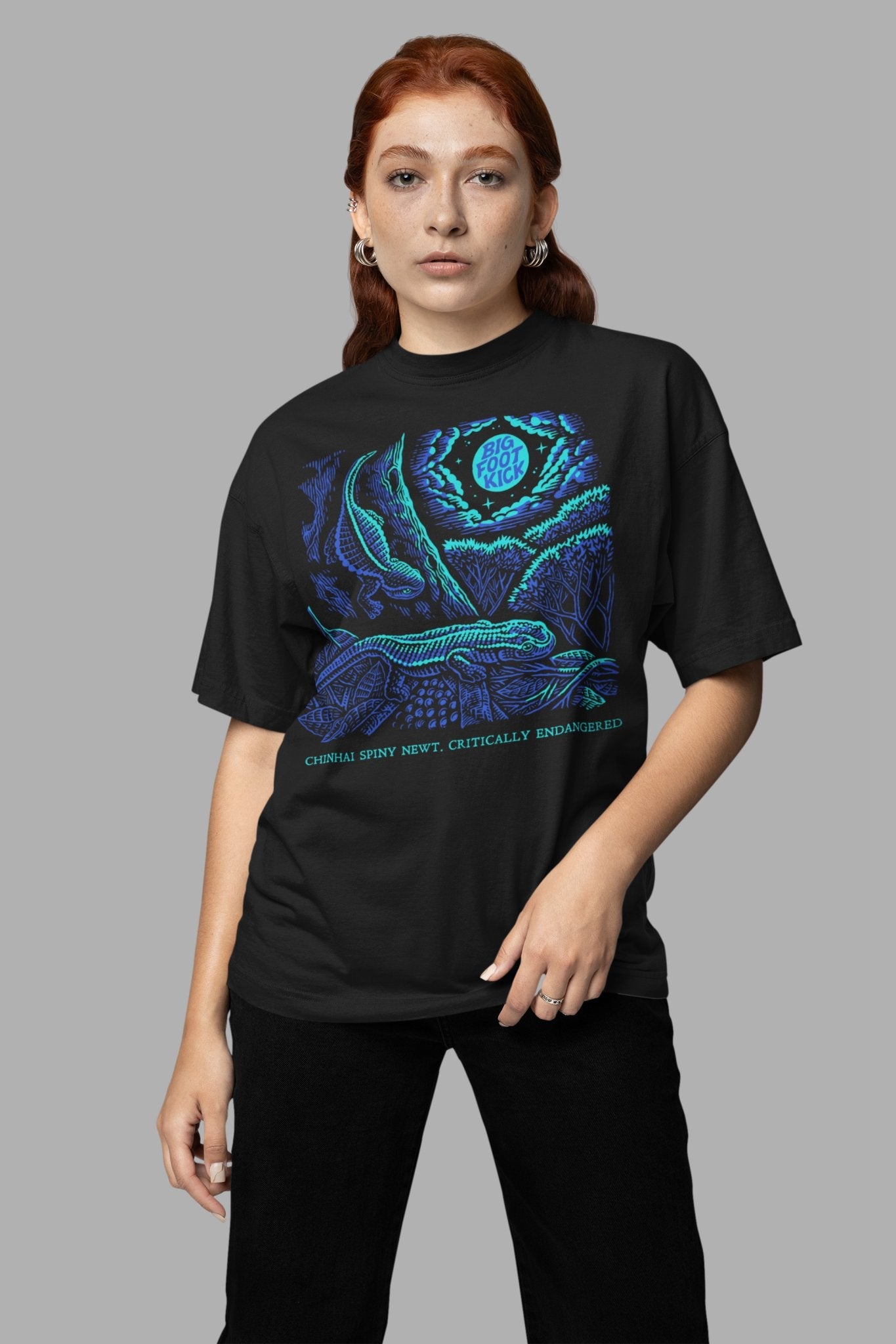 Lost Species Newt 100% Pima Cotton T-Shirt Bigfoot