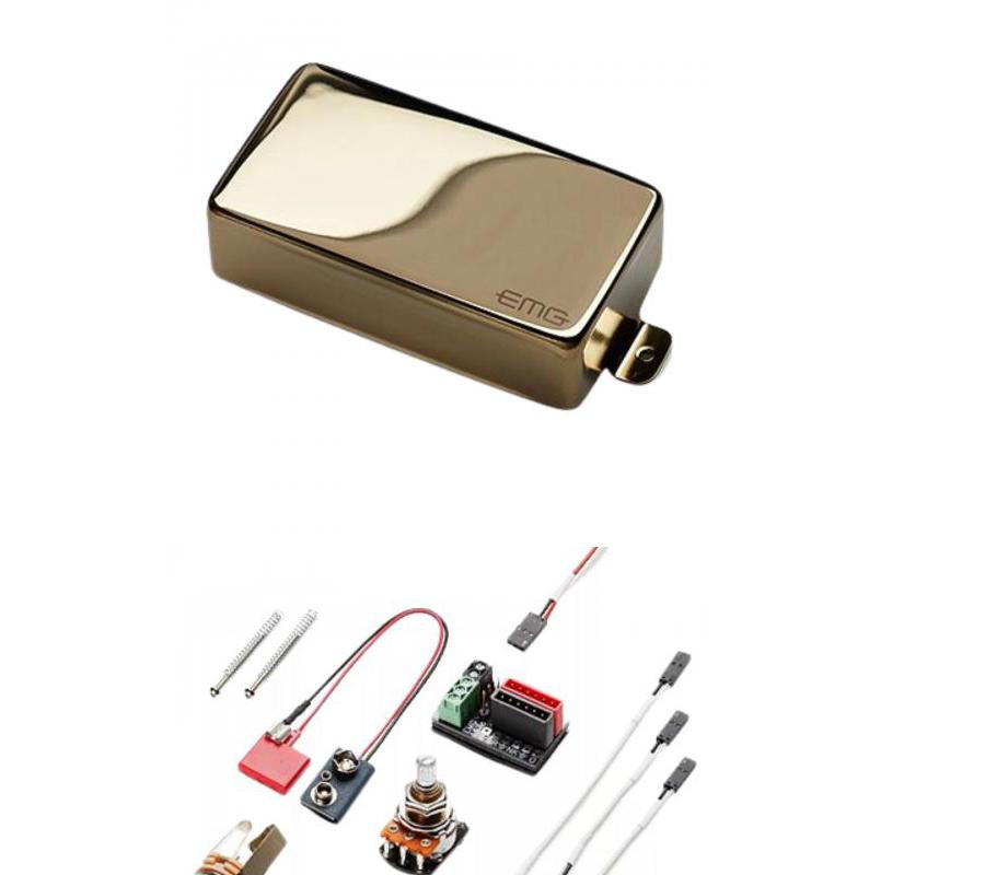 EMG 81 Active Gold Humbucker Bridge Pickup EMG