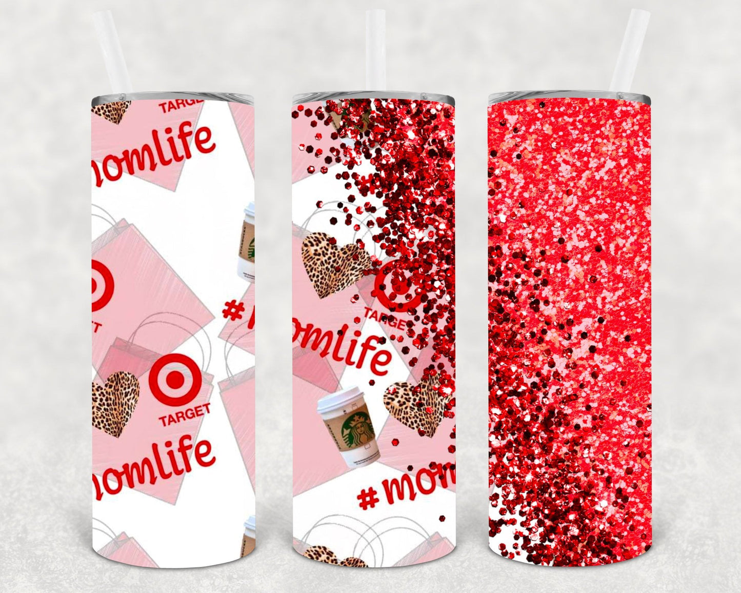 #momlife 20 oz Skinny Tumbler