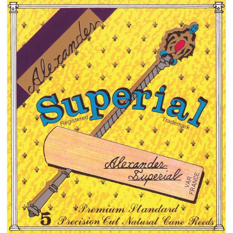 Alexander Reeds Superial Alto Saxophone Reeds - 3.5 (5-pack)- NEW