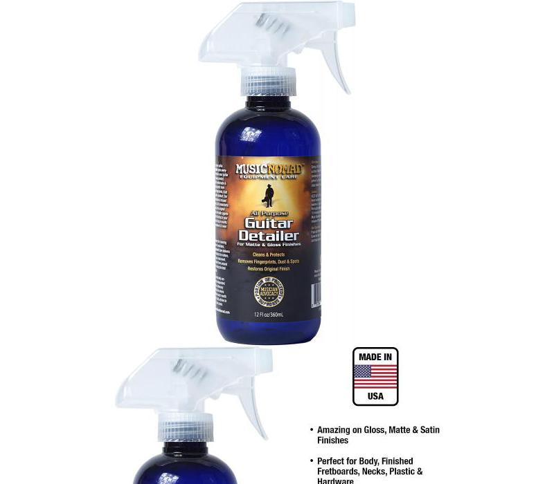 Premium Guitar Detailer Matte and Gloss Finish Cleaner Music Nomad MN152