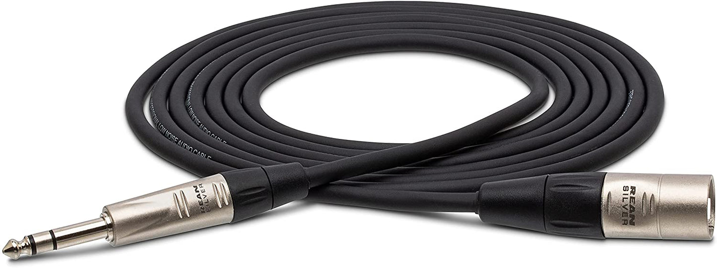 New - Hosa Pro Balanced Interconnect 1/4-inch TRS Male to XLR3 Male - 100 foot