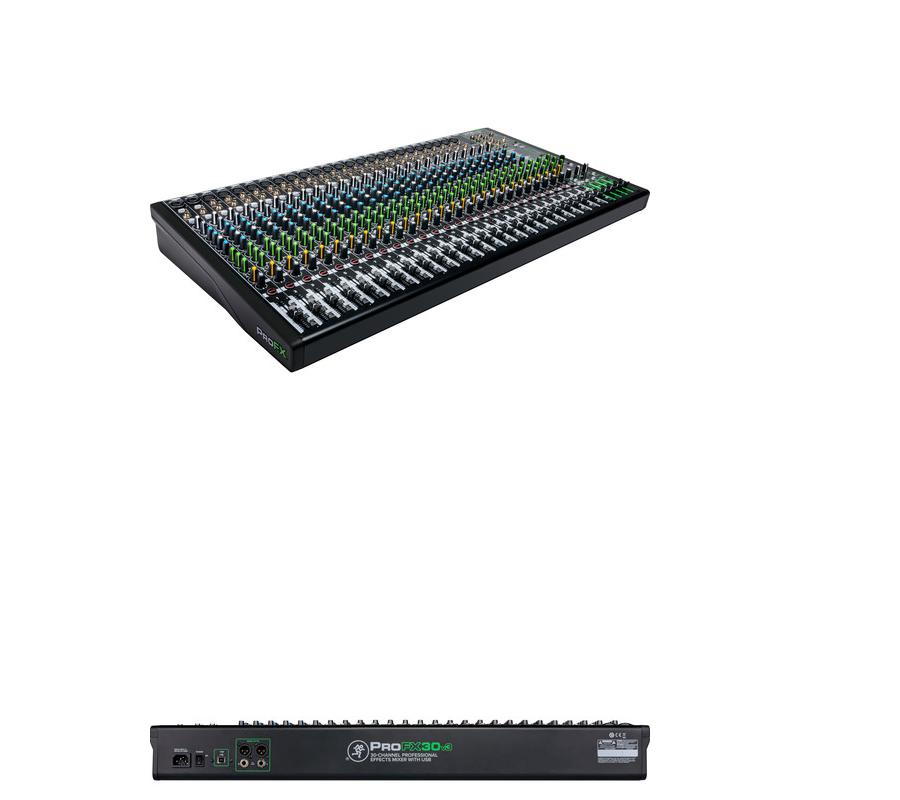 30-channel Mixer with USB and Effects Mackie ProFX30v3 Mixer