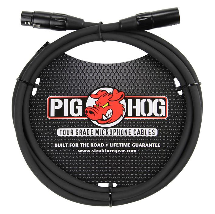 High Performance 8MM XLR Microphone Cable 6FT Pig Hog PHM6