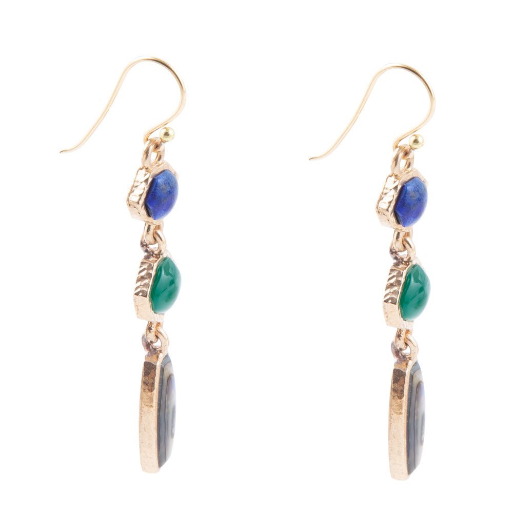 Odyssey Lapis Multi-Stone Earrings