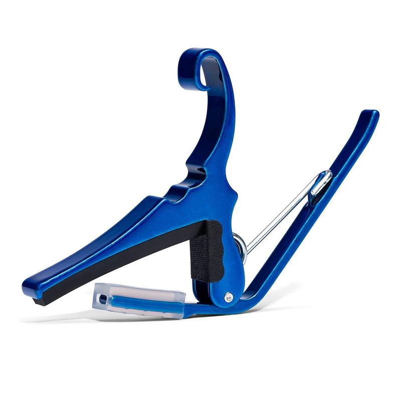 6 String Quick Change Guitar Capo Blue Trigger Kyser