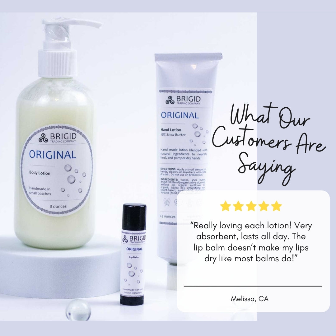 Original Natural Fragrance Free Lip Balm Brigid Trading Company