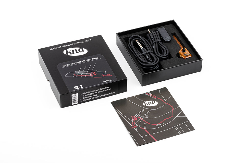 KNA UK-2 Detachable Piezo Ukulele Pickup with Volume Control-NEW