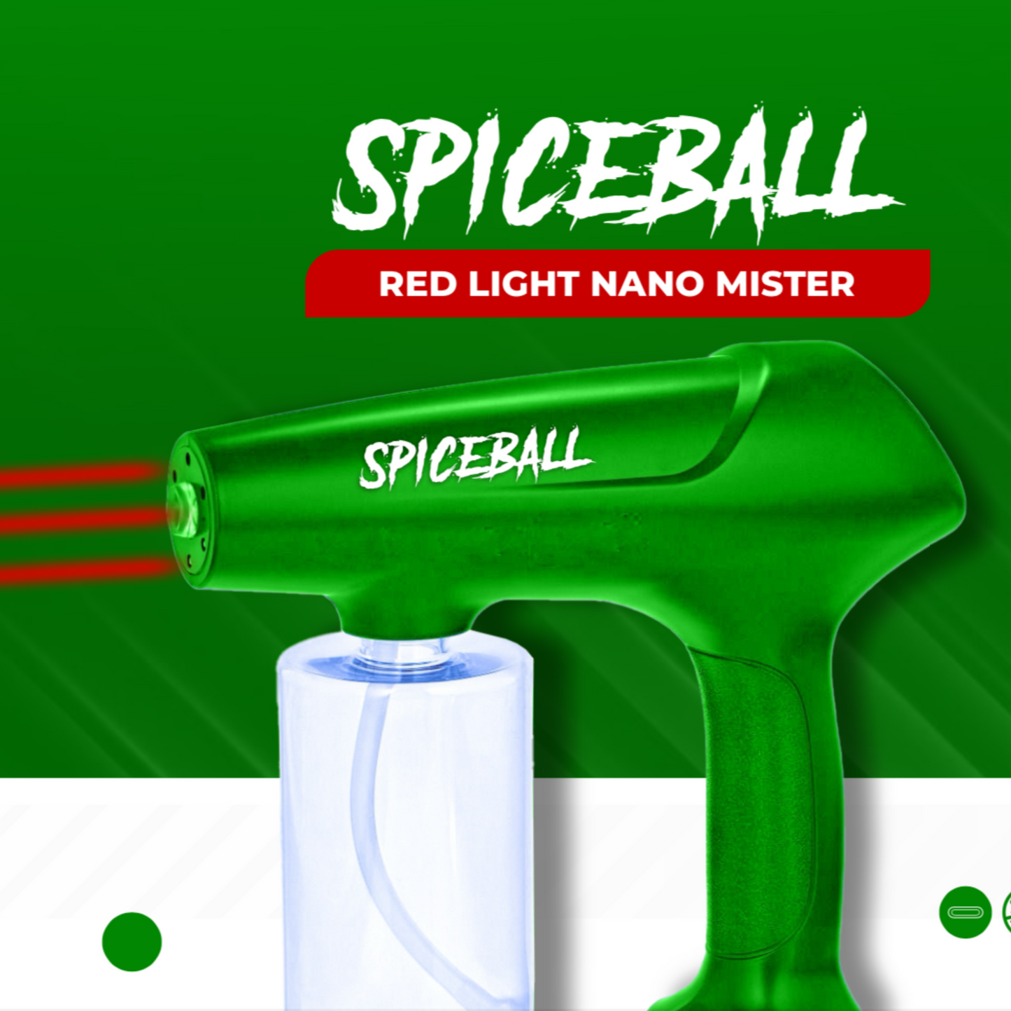 Green Spiceball Fine Nano Mist Blaster