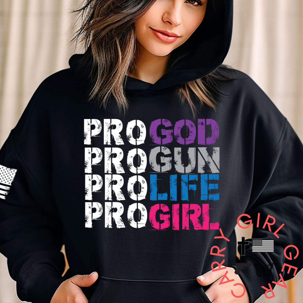 PROS Hoodie & Sweatshirt Super Soft Unisex Pullover Carry Girl Gear