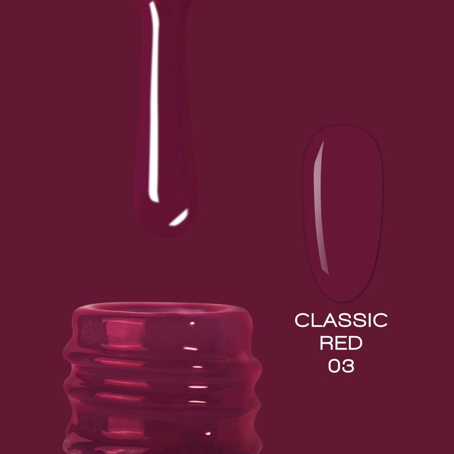 Professional Color Gel Classic Red 03 10ml ELITE EMBRACE