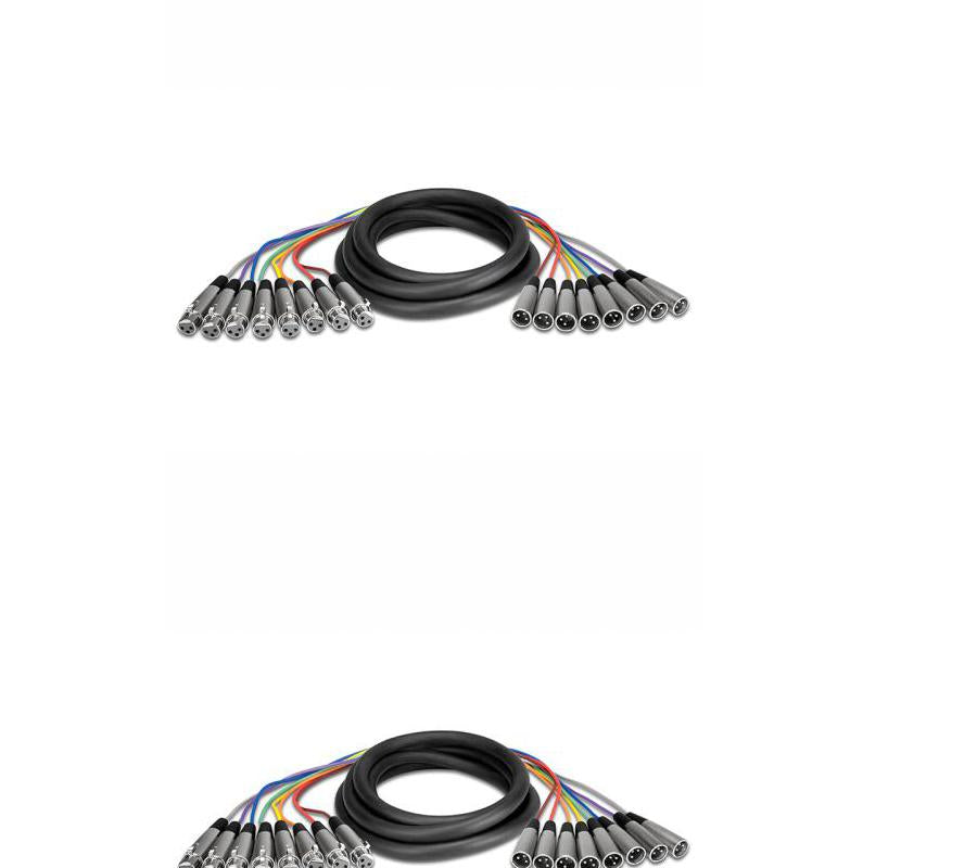 Hosa 8-channel XLR Female to XLR Male Snake 3 Meter