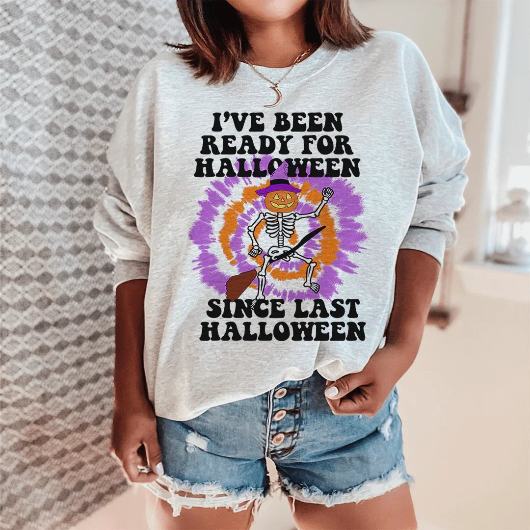 Ready For Halloween Cozy Sweatshirt Peachy Sunday