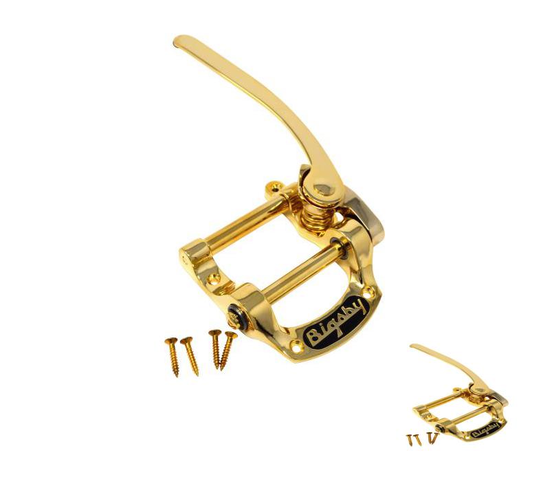 New - BIGSBY® B5 VIBRATO TAILPIECE, 0495-B5G w/CARTON, Gold