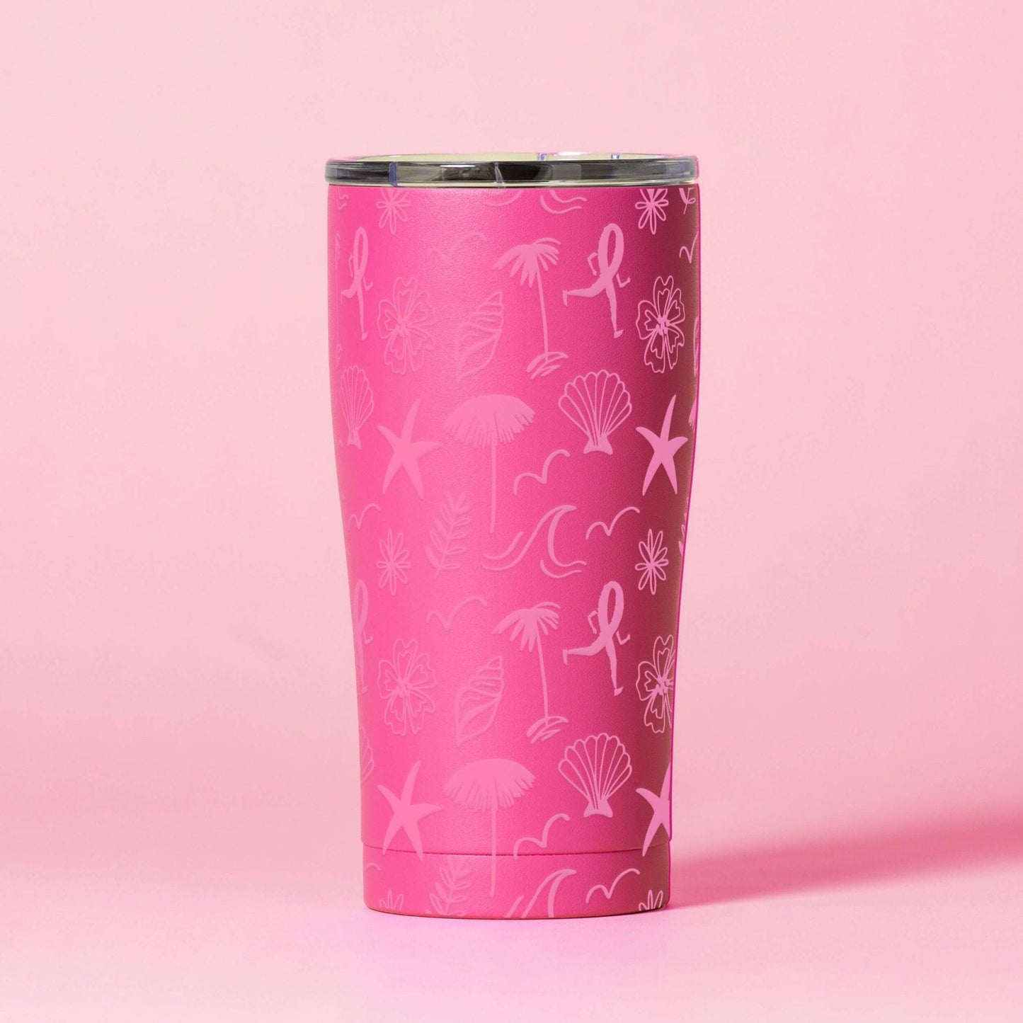 20 oz. Matte Pink Tumbler SIC X DONNA Run with a Purpose