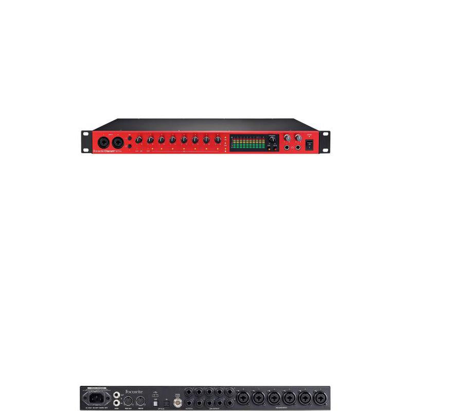 Focusrite Clarett+ 8Pre USB-C 18-in/20-out Audio Interface Focusrite
