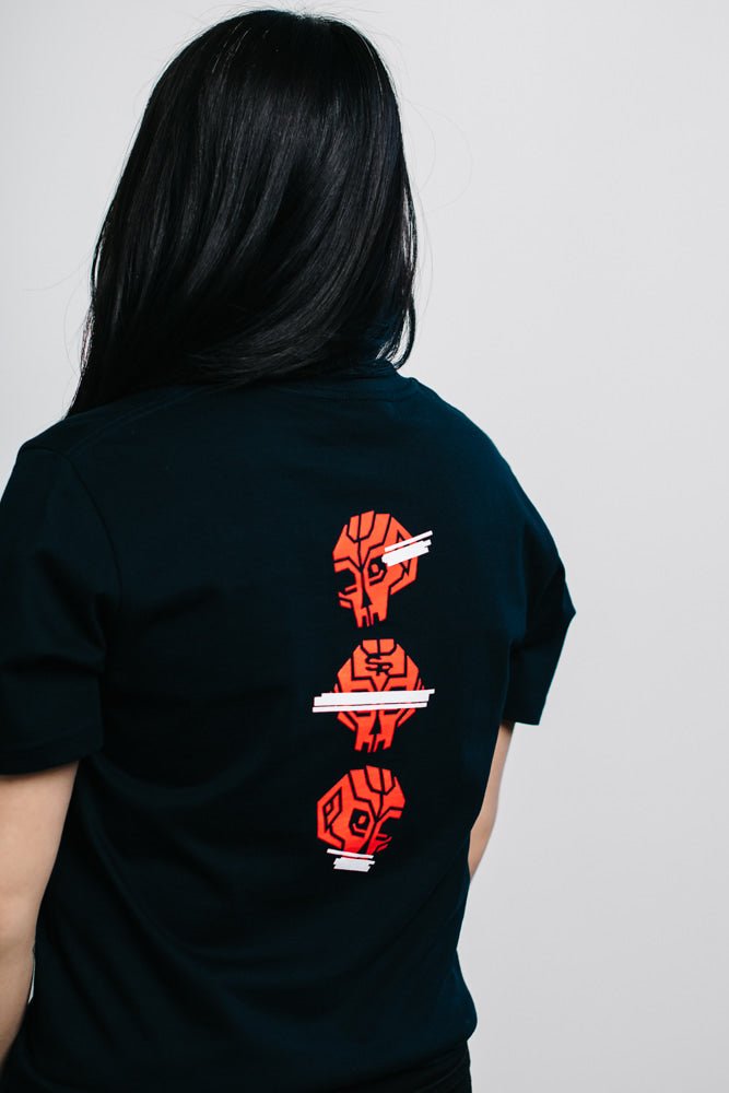 No Evil Graphic Logo T-Shirt SkullRobot