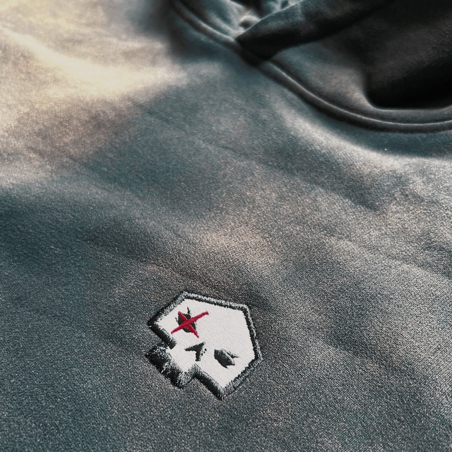 SkullRobot Washed Tailored Stitch Hoodie