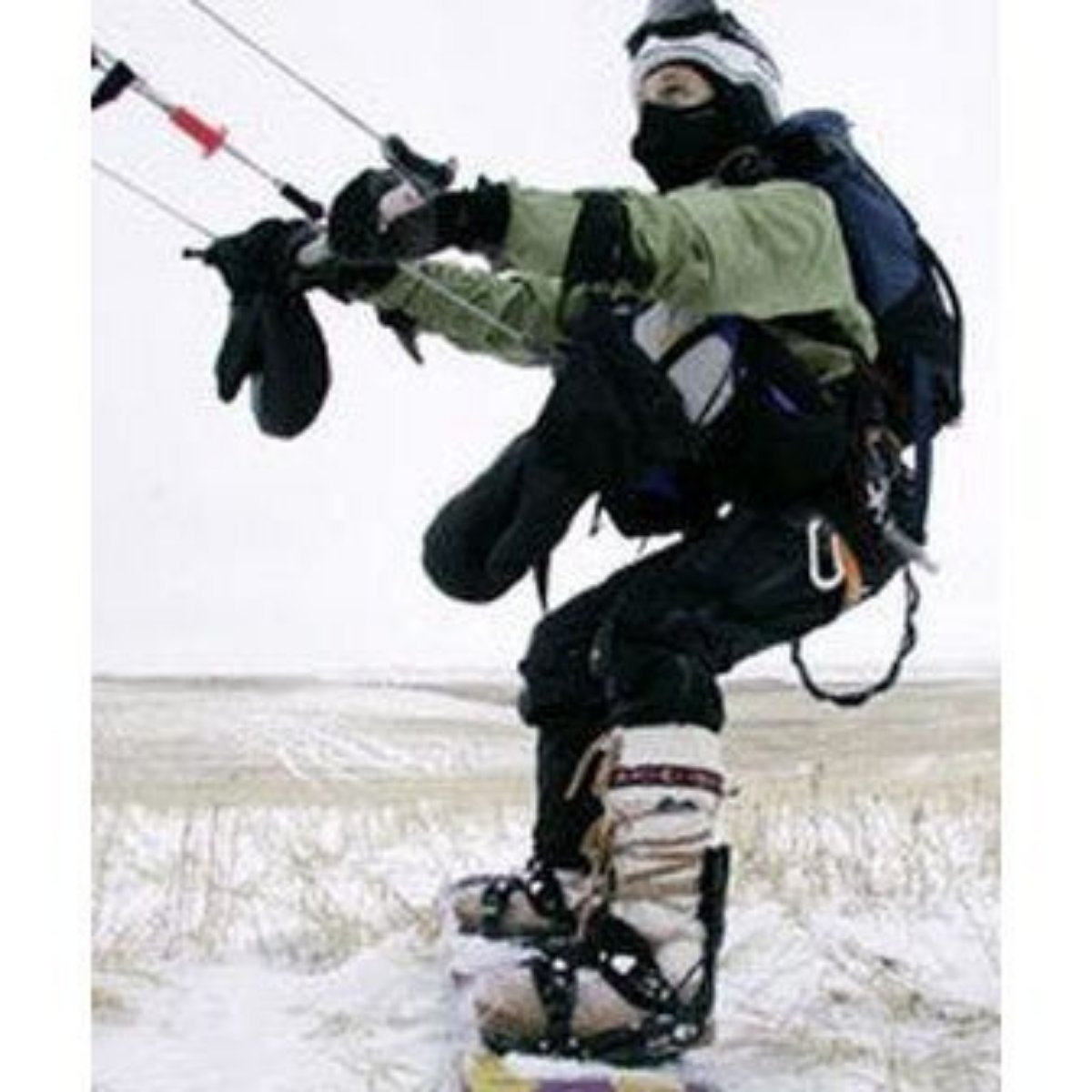 Snowboard Straps Locking Attachment with Hyperlon Fabric Protection