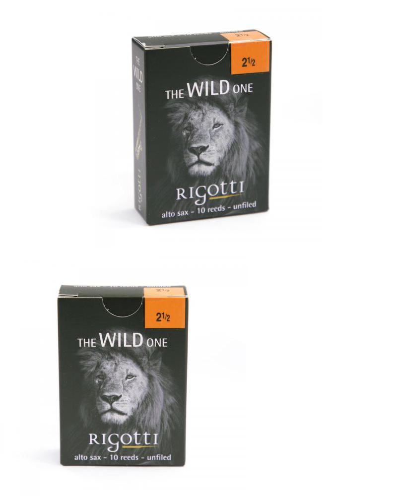 Rigotti Wild Alto Saxophone Reeds - 2.5, 10-pack -NEW