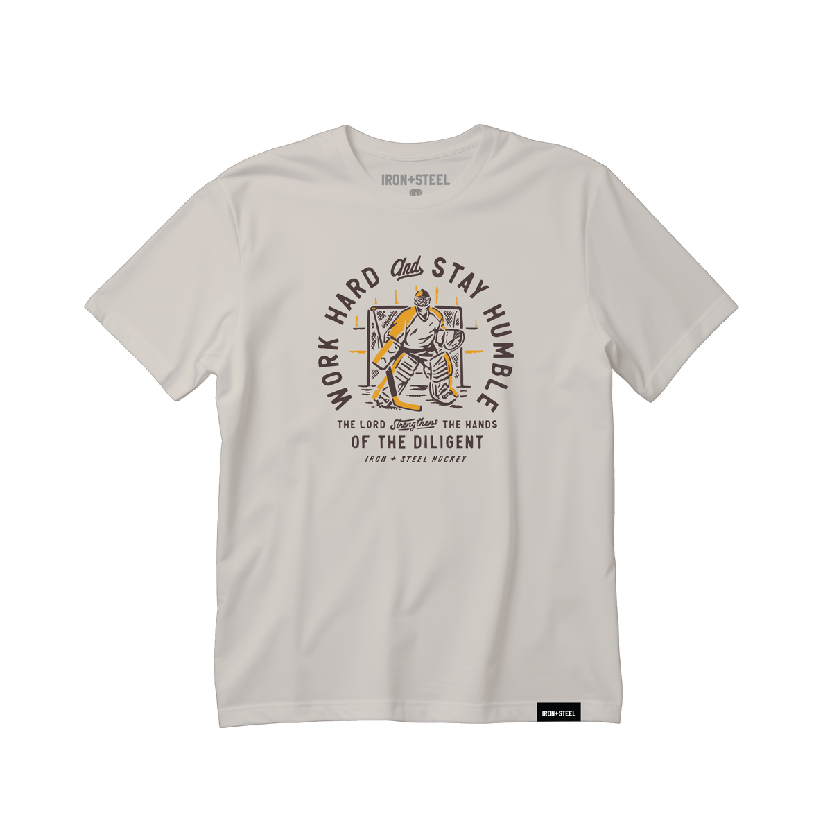 Stay Humble Hockey Goalie Tee Unisex Cotton Shirt