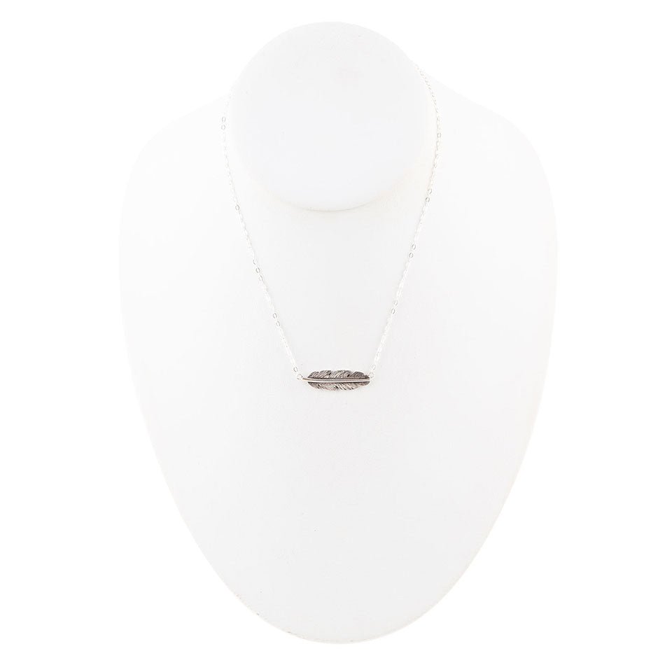Sterling Silver Quill Necklace
