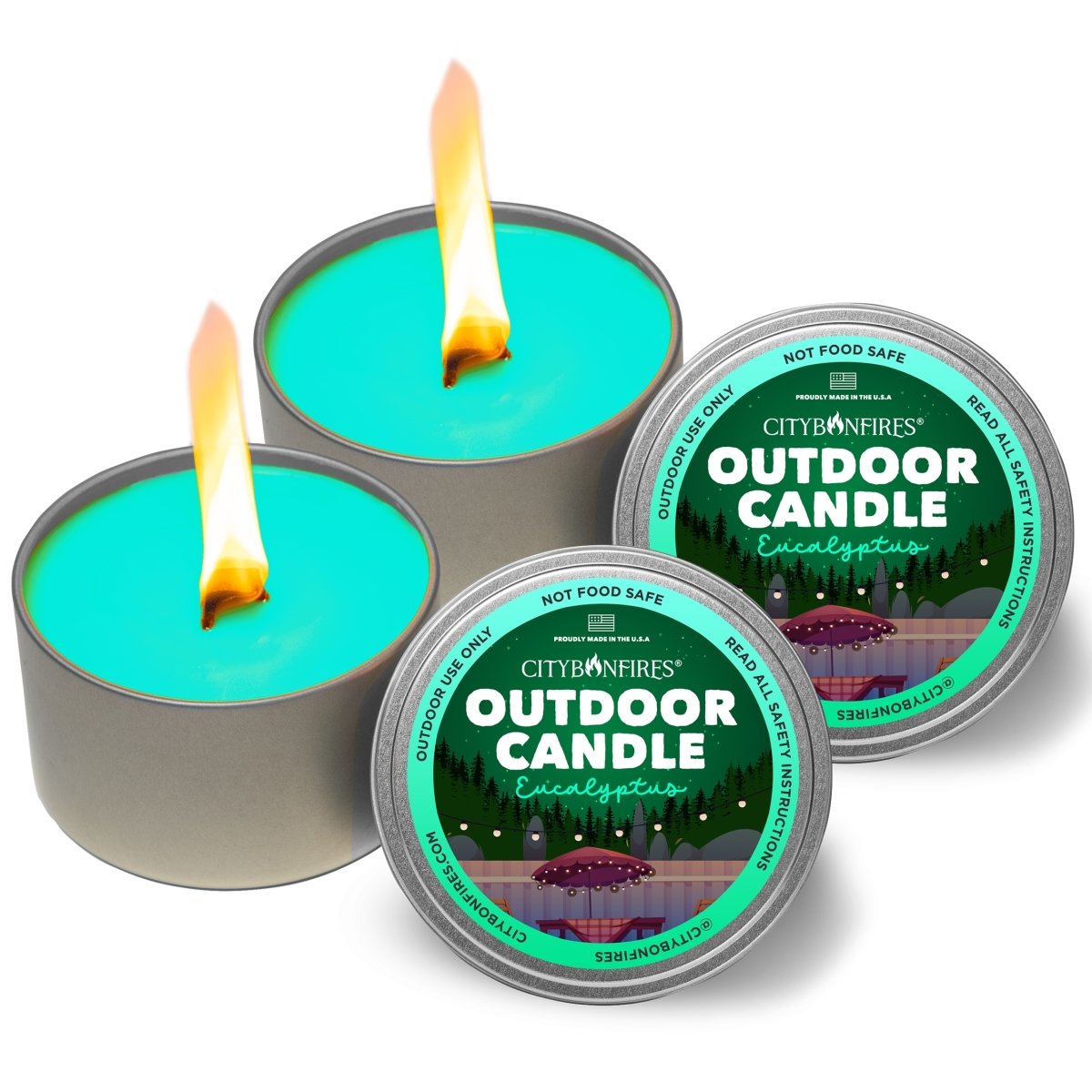 Eucalyptus Outdoor Candle City Bonfires The Outdoor Candle