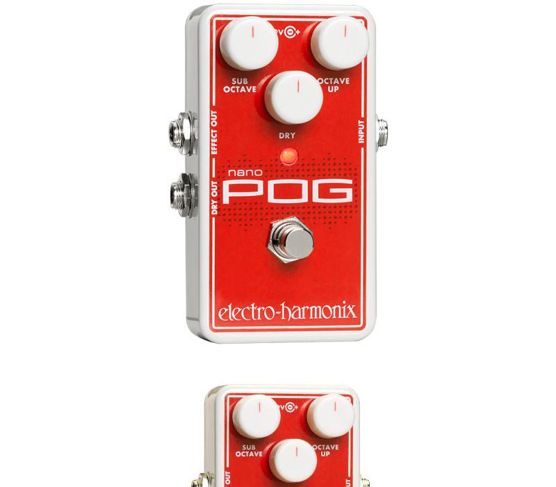 NanoPog Polyphonic Octave Generator Guitar Effect Pedal Electro Harmonix