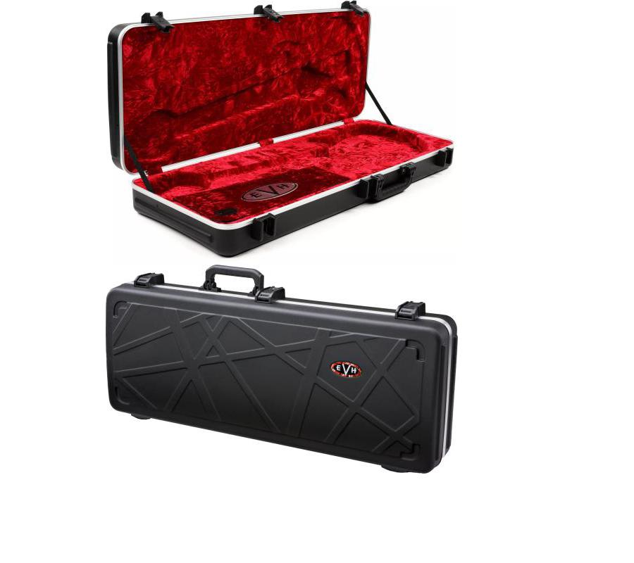 EVH Wolfgang Hardshell Black Hard Case for Electric Guitar EVH