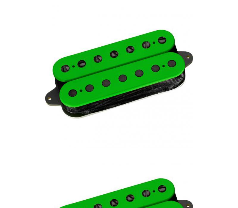 DiMarzio Illuminator 7 String Bridge Humbucker Green with Black Poles