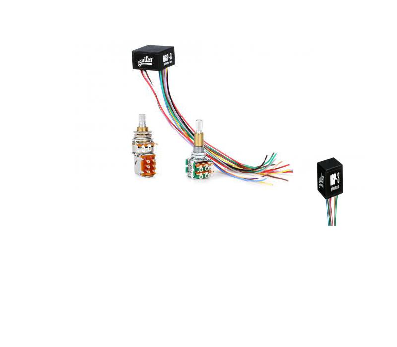 Aguilar 3-band Stacked Boost/Cut Onboard Bass Preamp OBP-3SKPP