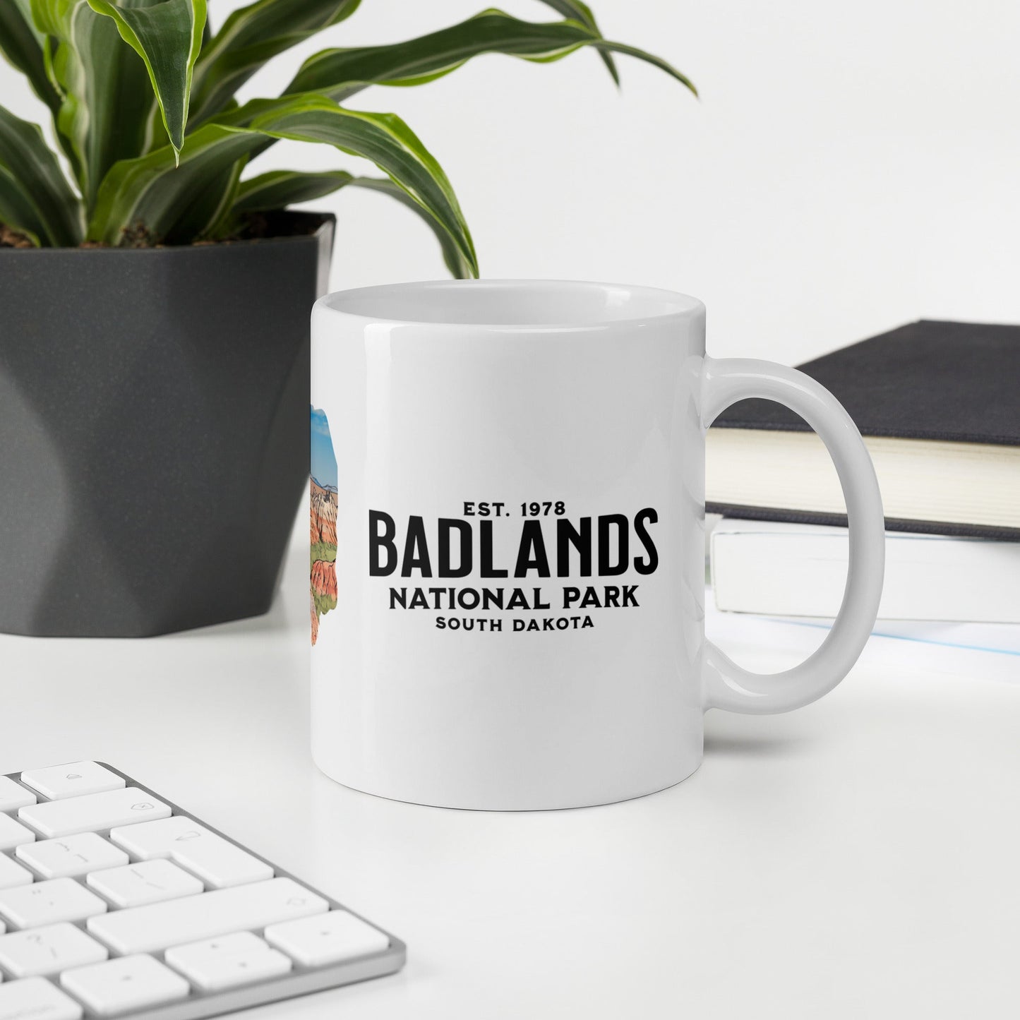 Badlands National Park Bison Ceramic Mug 11oz, 15oz, 20oz