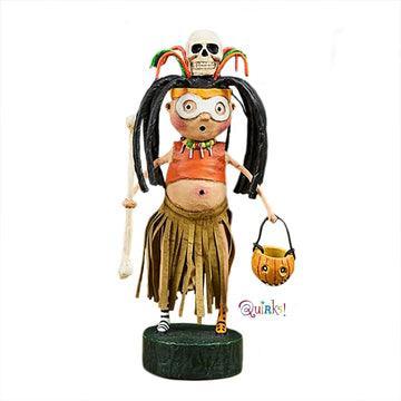 Witch Doctor Halloween Figurine by Lori Mitchell
