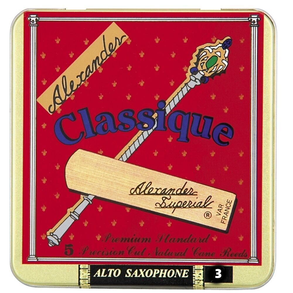 Alexander Reeds Classique Strength 3 Alto Saxophone Reeds